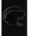 Medium Embroidered Badge - Black Rat